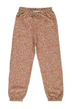 Pantalon fille 10-13 ans, couleur argile italienne - Emballage