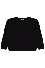 Erkek Çocuk Sweatshirt 10-13 Yaş Siyah - Paket