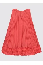 Kız Çocuk Jile ve Elbise 6-9 Yaş Mercan - Paket