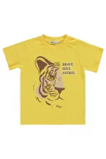 Erkek Çocuk Takım 2-5 Yaş Sarı-Kahve - Paket