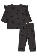 Bebek Takım 0-24 Ay Antrasit - Paket