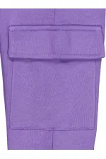 Pantalon de survêtement pour filles, 2-5 ans, violet - Lot