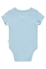 Bebek Çıtçıtlı Badi 0-24 Ay Mavi - Paket