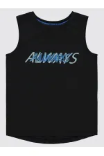 Lot de T-shirts noirs pour garçons de 10 à 13 ans