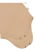 Body bébé à boutons-pression 0-24 mois, couleur café au lait - Emballage