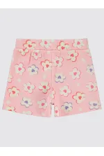 Kız Çocuk Şort 2-5 Yaş Pembe Şerbet - Paket