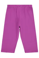 Girls' Leggings Km 10-13 Years Hyper Purple - Pack