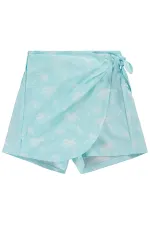 Girls' Shorts, Ages 2-5, Mint - Pack