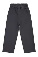 Girls' Trousers, Ages 2-5, Anthracite - Pack Girls' Trousers, Ages 2-5, Anthracite - Pack