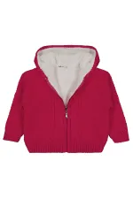 Kız Çocuk Hırka 2-5 Yaş Fuşya - Paket