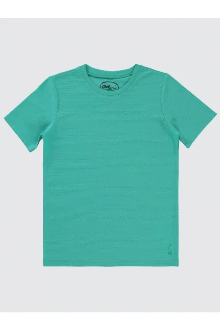 T-shirt garçon 10-13 ans, couleur menthe - Emballage