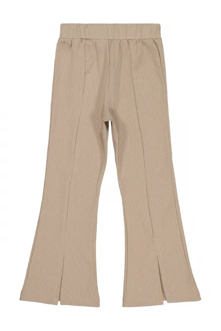 Leggings pour filles, 6-9 ans, beige - Lot