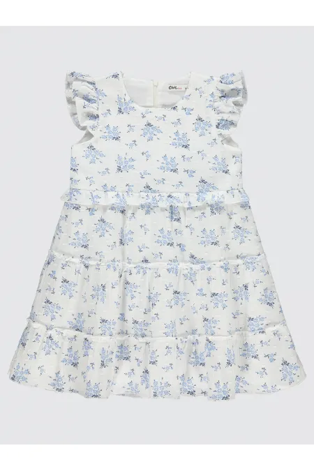 Ensemble gilet et robe bleu pour fille de 6 à 9 ans - Paquet