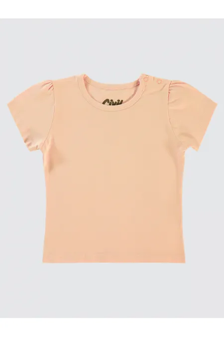 T-shirt bébé 0-24 mois Saumon - Emballage civil