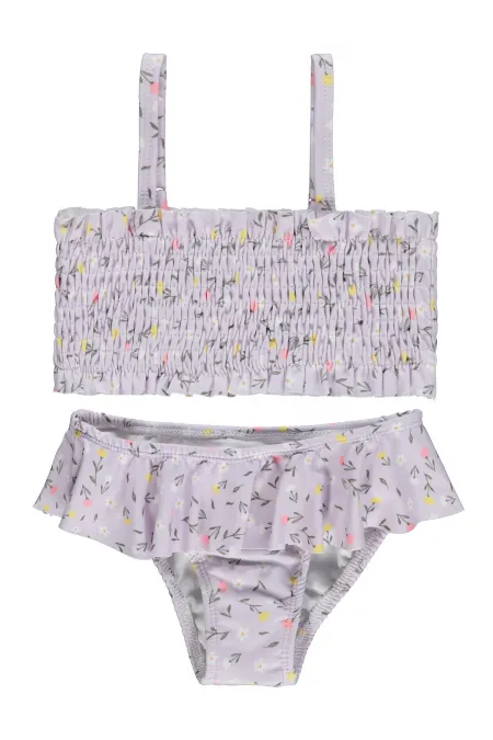 Kız Çocuk Mayo Set 6-13 Yaş Lila - Paket