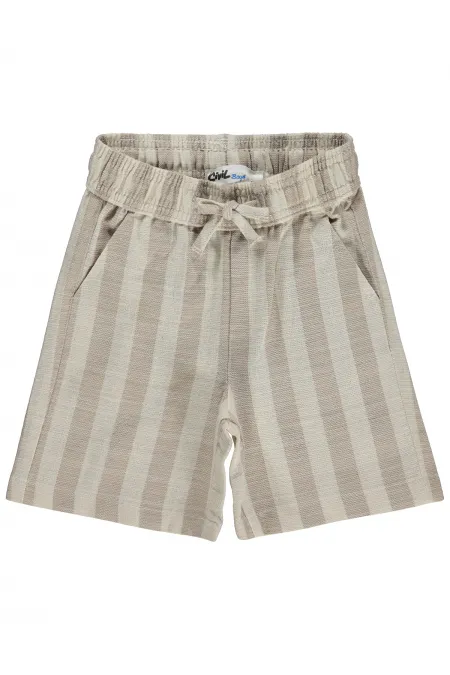 Boys' Capri Pants, Ages 2-5, Coffee Brown - Pack