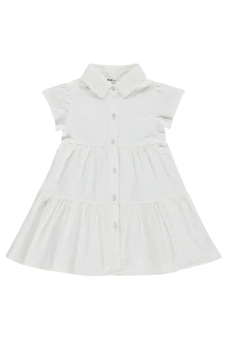 Girls' Jumpsuit and Dress Set, Ages 2-5, Off-White - Package