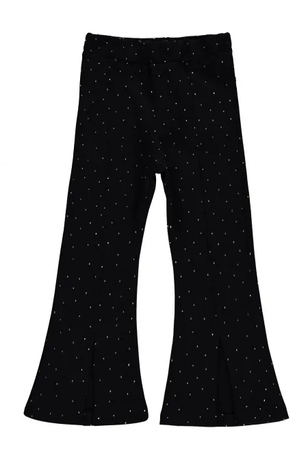 Leggings noirs pour filles, 6-9 ans - Lot