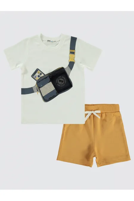 Costume garçon 2-5 ans écru - Emballage