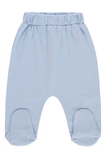 Combinaison bébé simple pour bébé de 0 à 24 mois, bleue - Emballage