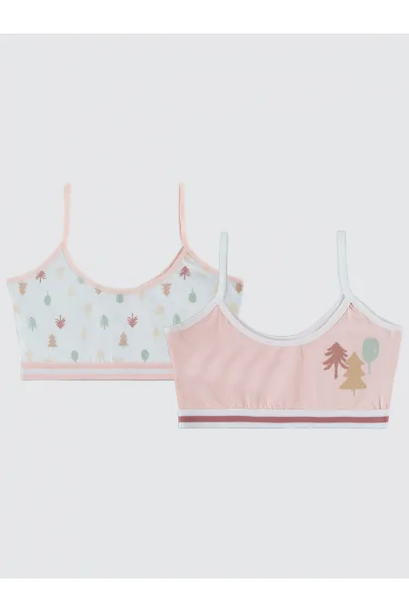 Bustier fille saumon 2-9 ans - Emballage