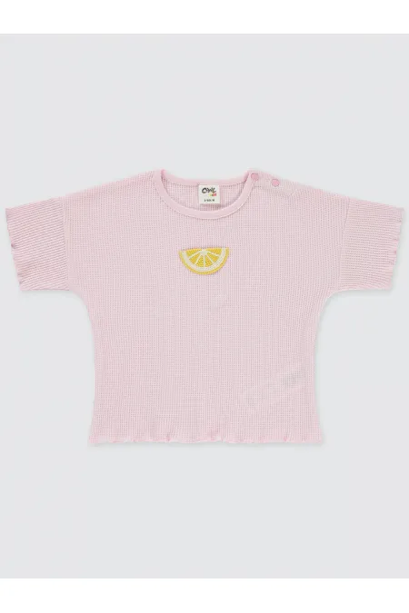 Lot de T-shirts roses pour bébé (0-24 mois)