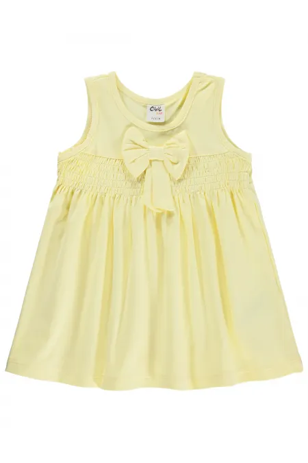 Bebek Jile ve Elbise 6-18 Ay Soft Sarı - Paket