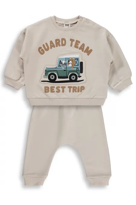 Baby Outfit 0-24 Months Stone Color - Package