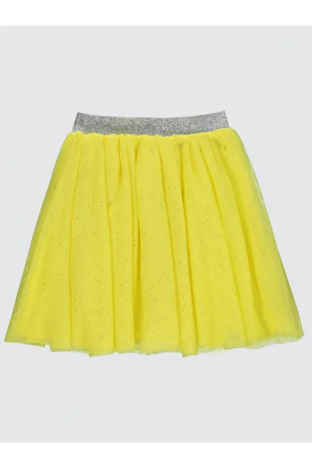Kız Çocuk Etek 6-9 Yaş Sarı - Paket
