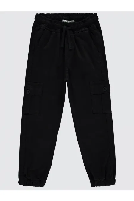 Kız Çocuk Pantolon 10-13 Yaş Siyah - Paket