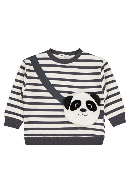 Erkek Çocuk Sweatshirt 2-5 Yaş Antrasit - Paket