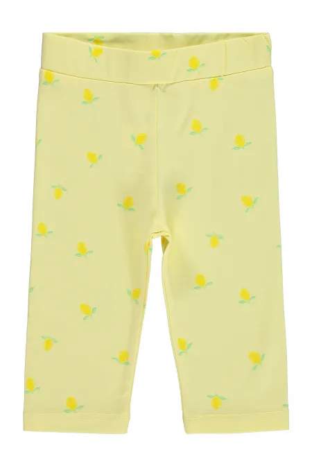 Leggings pour filles, 2-5 ans, jaunes - Lot