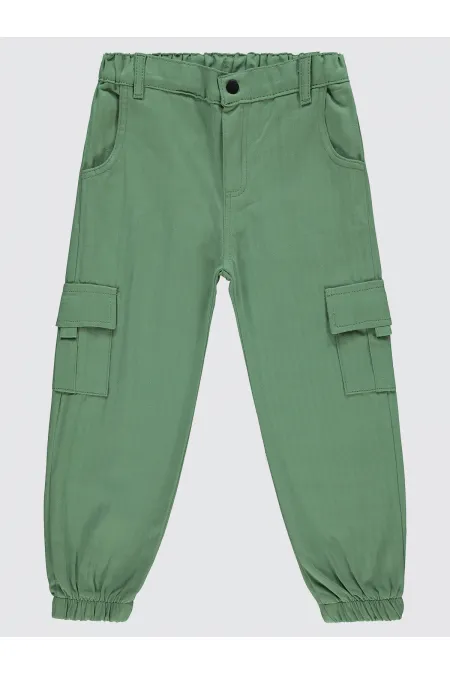 Erkek Çocuk Pantolon 10-13 Yaş Açık Haki - Paket