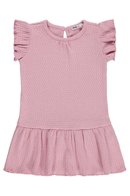 Girls' Jumpsuit and Dress, Ages 2-5, Dark Pink - Package