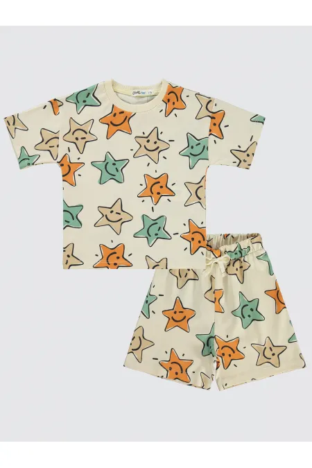 Erkek Çocuk Pijama Takımı 2-5 Yaş FilDişi - Paket