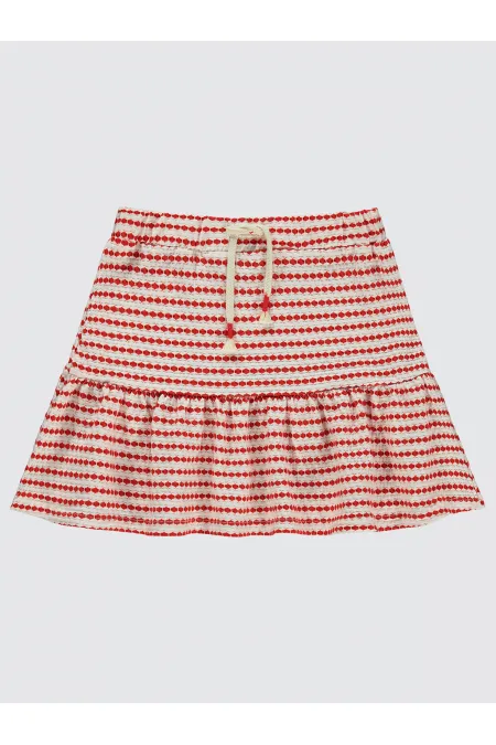 Kız Çocuk Etek 6-9 Yaş Mercan - Paket