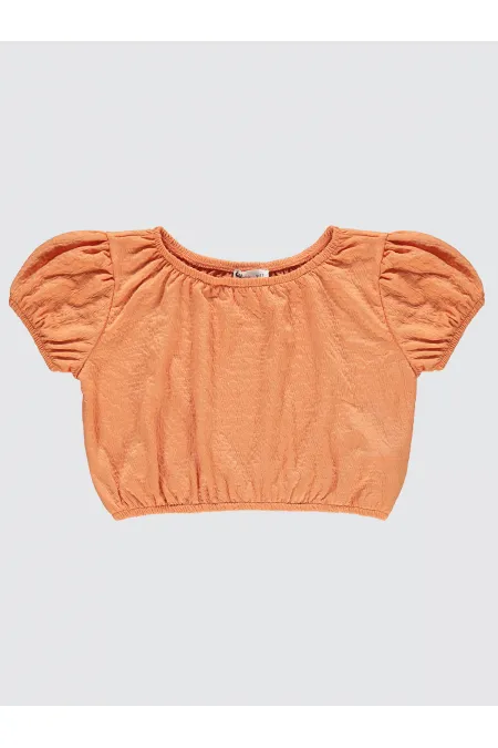Girls' T-Shirt 6-9 Years Old Apricot Paste - Package