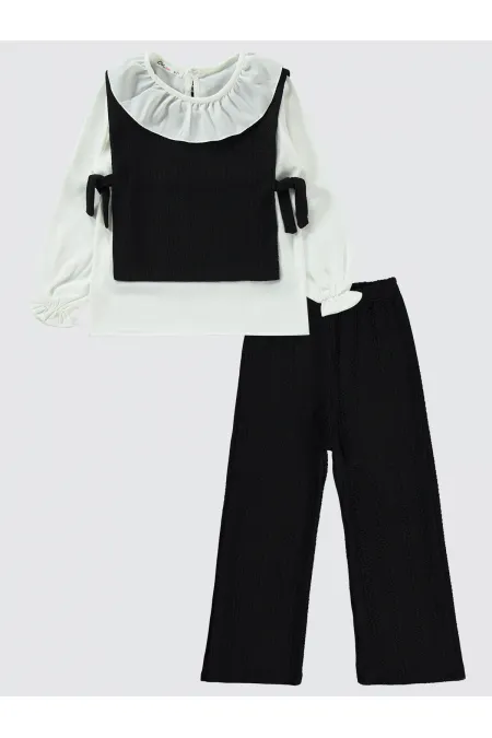 Girls' Suit 6-9 Years Old Black - Package