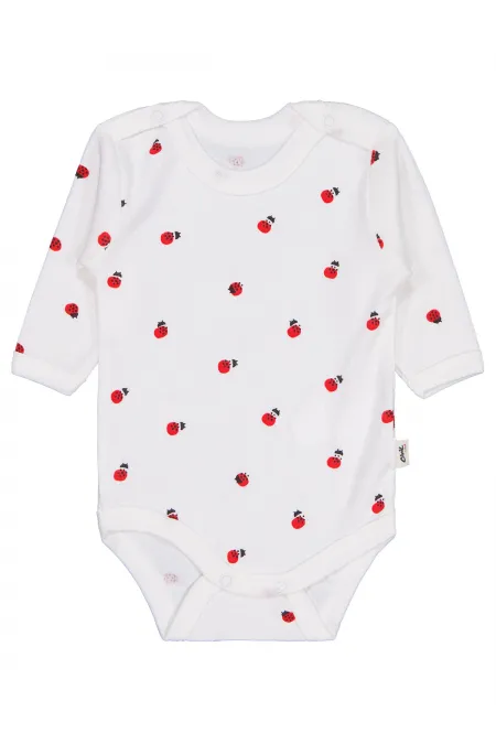 Baby Snap Bodysuit Km 0-24 Months Ecru - Package