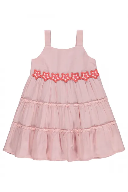 Kız Çocuk Jile ve Elbise 2-5 Yaş Pembe - Paket