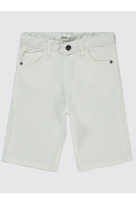 Capri garçon 6-9 ans Blanc - Emballage