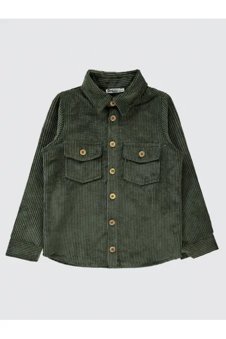 Chemise garçon 6-9 ans kaki - Lot