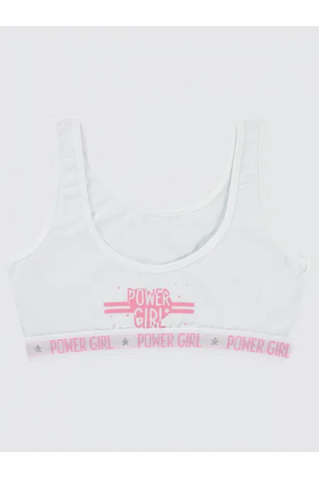 Kız Çocuk Büstiyer 2-9 Yaş Beyaz - Paket