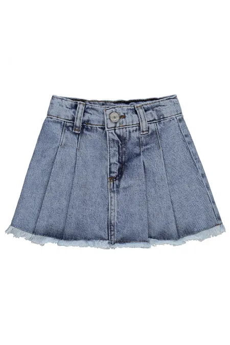 Girls' Skirt, Ages 2-5, Blue - Package