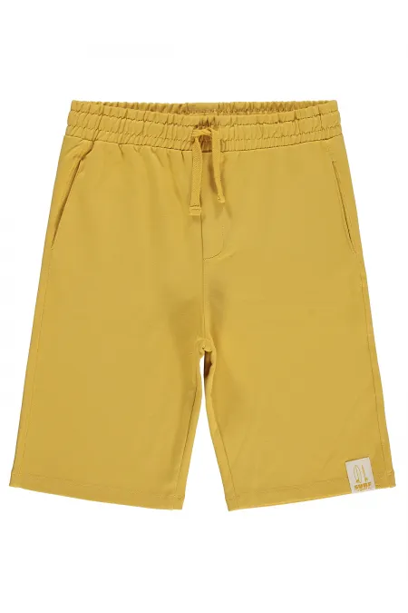 Boys' Capri Pants, Ages 10-13, Dark Mustard - Pack