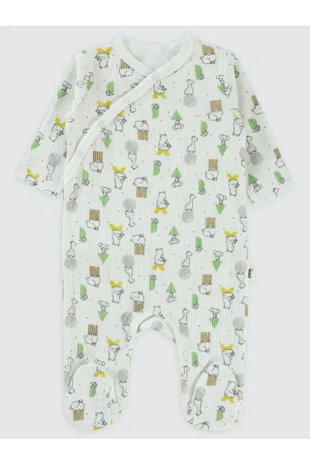 Grenouillères bébé 0-24 mois écru - Paquet