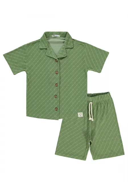 Boys' Suit 6-9 Years Green - Package