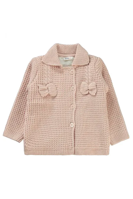Gilet rose pour fille de 2 à 5 ans - Emballage