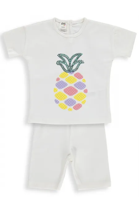 Ensemble bébé 6-18 mois, blanc cassé - Emballage