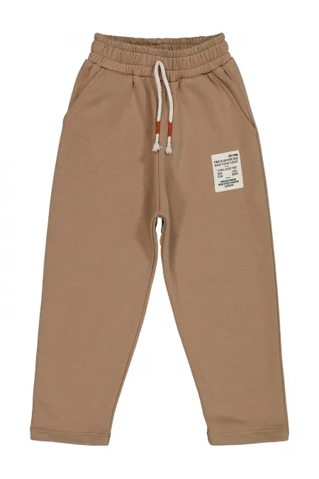 Pantalon garçon 6-9 ans marron - Emballage